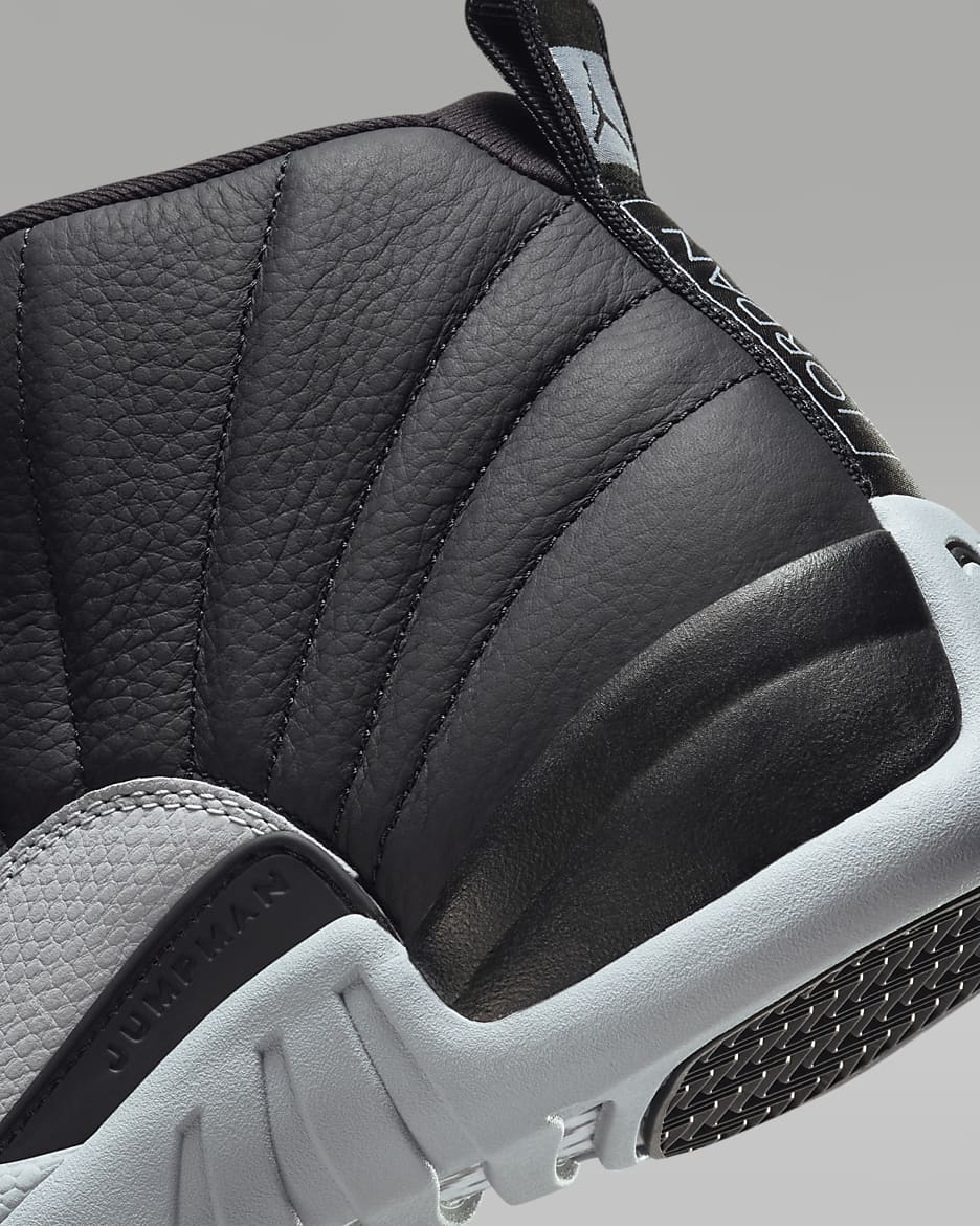 Black and gray 12s top